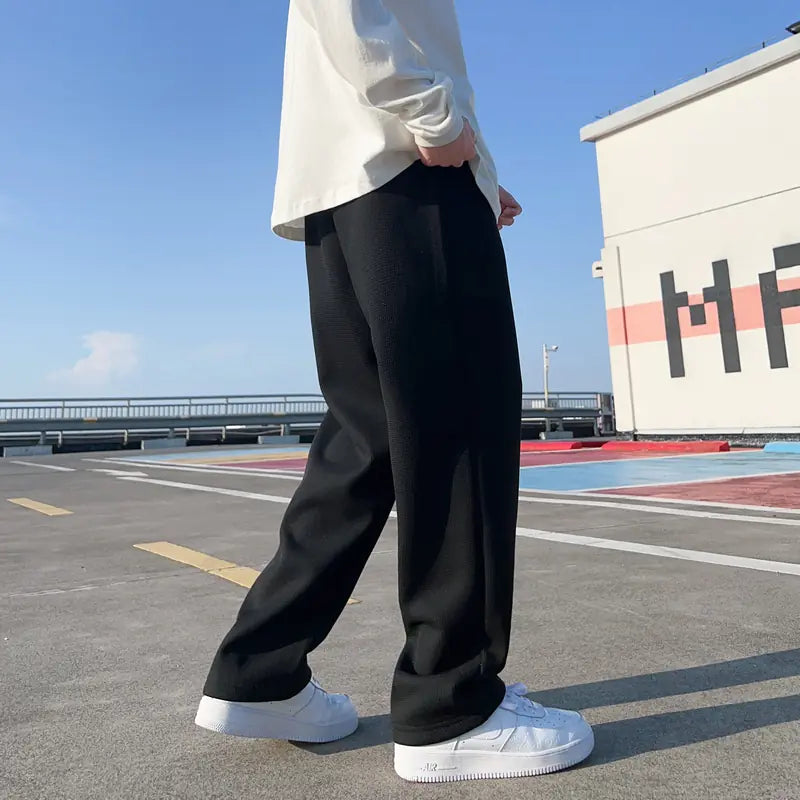 Men's Loose Straight Hip Hop Jogging Pants - Streetwear