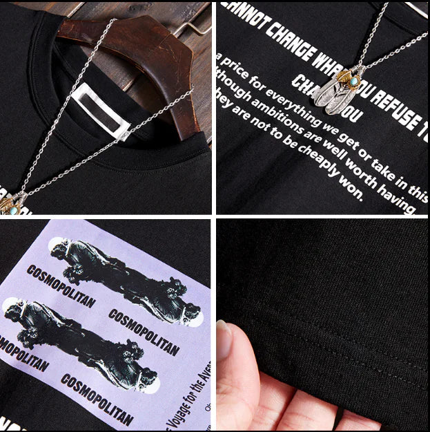 Trendy Hip-Hop Short Sleeve T-Shirt for Men