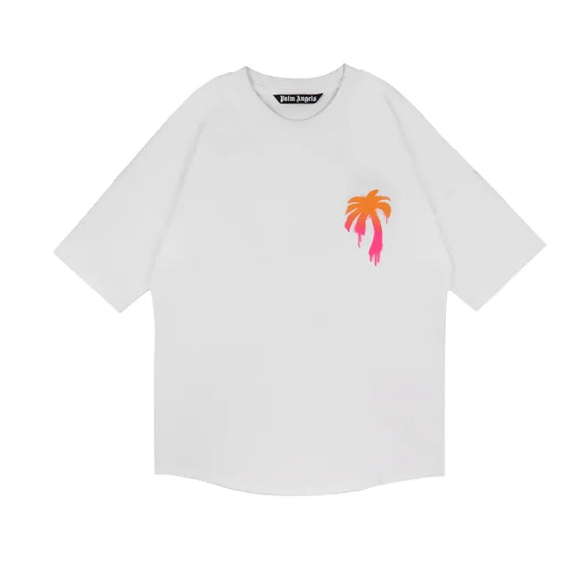 Palm Angels Round Neck T-Shirt for Men and Women