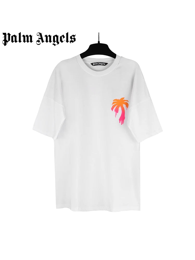 Palm Angels Round Neck T-Shirt for Men and Women