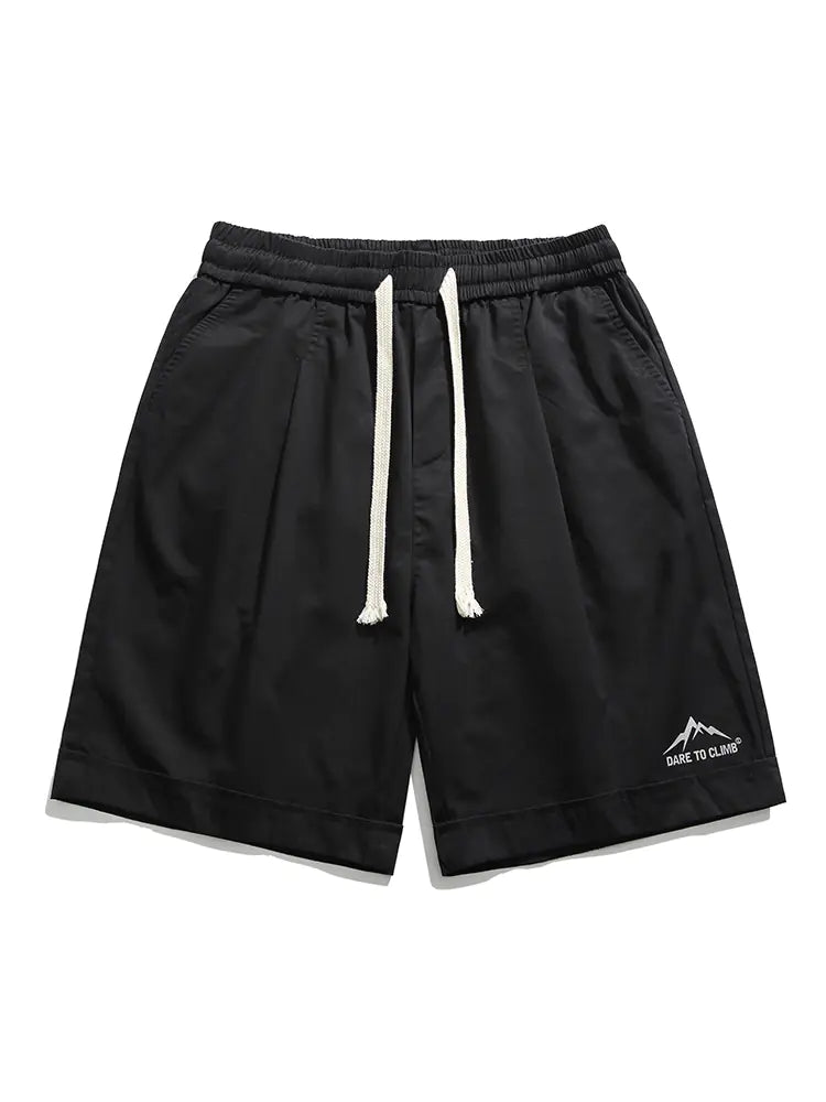 Retro Casual Cotton Shorts for Men - Summer 2024