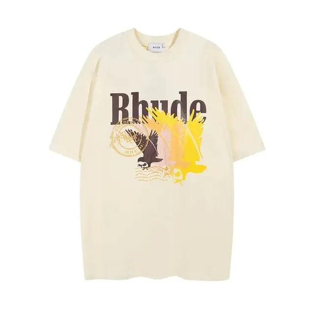 Rhude Cotton T-Shirt for Men and Women - Summer 2024