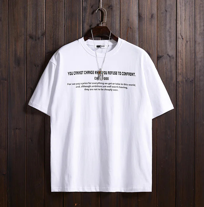 Trendy Hip-Hop Short Sleeve T-Shirt for Men