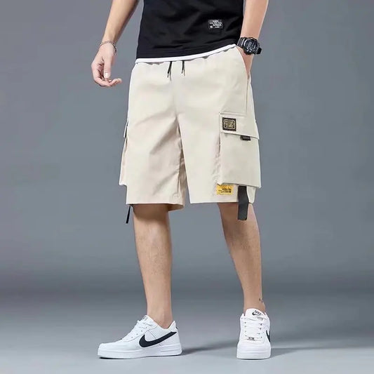 Men's Color Block Cargo Shorts