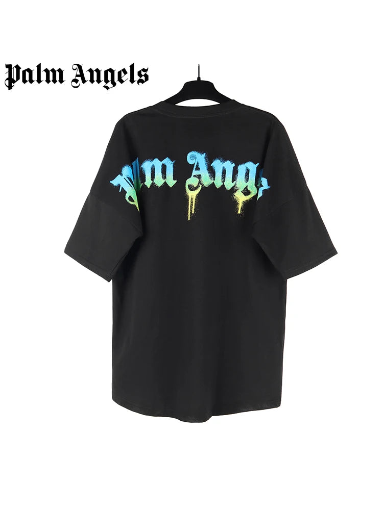 Palm Angels Round Neck T-Shirt for Men and Women