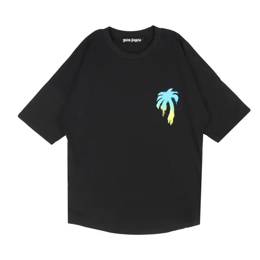 Palm Angels Round Neck T-Shirt for Men and Women
