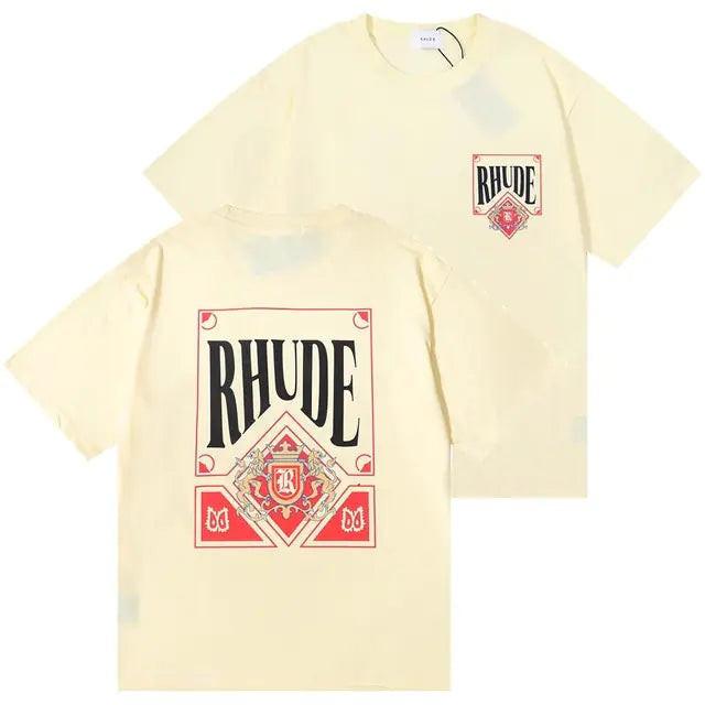 Rhude Cotton T-Shirt for Men and Women - Summer 2024