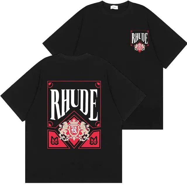 Rhude Cotton T-Shirt for Men and Women - Summer 2024