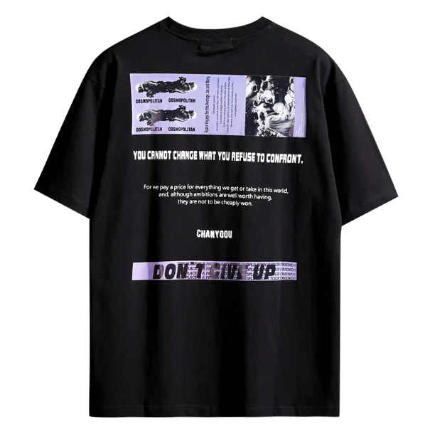 Trendy Hip-Hop Short Sleeve T-Shirt for Men