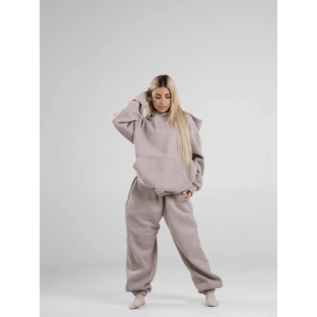 Sweater Suit Embroidered European And American Women's Clothing Top Pants