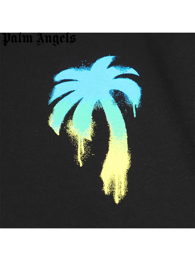 Palm Angels Round Neck T-Shirt for Men and Women