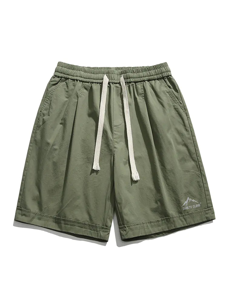 Retro Casual Cotton Shorts for Men - Summer 2024