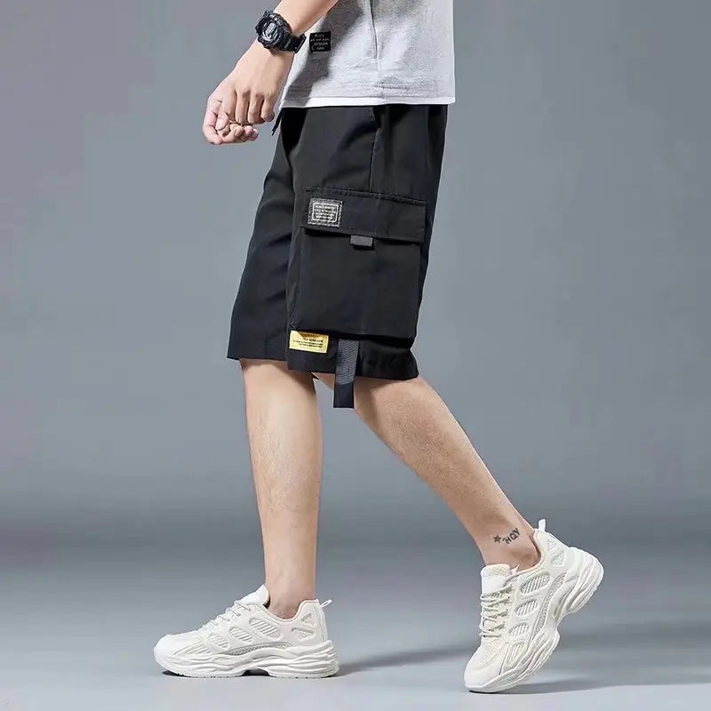 Men's Color Block Cargo Shorts