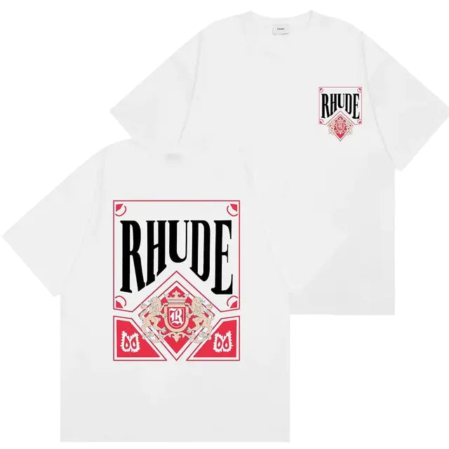 Rhude Cotton T-Shirt for Men and Women - Summer 2024