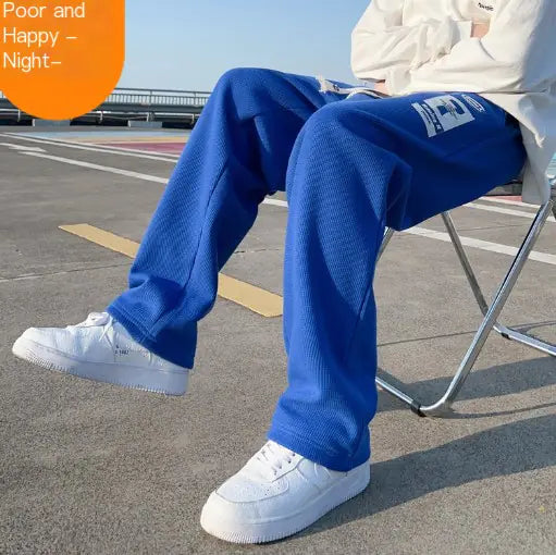 Men's Loose Straight Hip Hop Jogging Pants - Streetwear