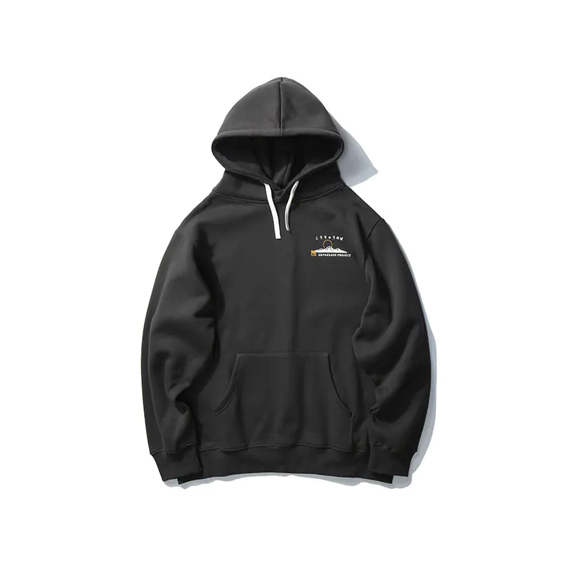Men's Creative Streetwear Hoodie with Rune Print