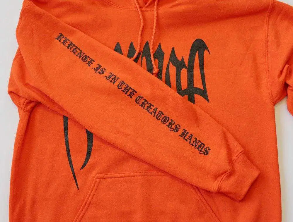 REVENge Letter Printed Men's Hoodie with Palm Print