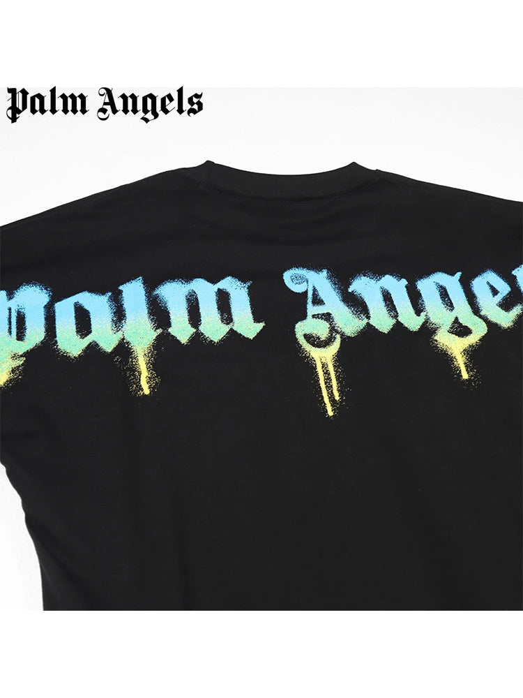 Palm Angels Round Neck T-Shirt for Men and Women